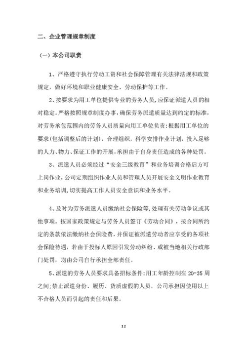 规范化运营与精益管理 国内劳务派遣管理服务全景方案